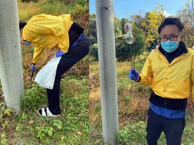 空き缶拾ったどー！